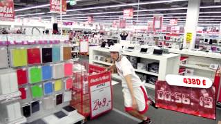 13104 € in 120 seconds "Crazy Shopping" by Media Markt Gosselies (Belgium)