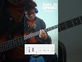 Nada es imposible (Marco Barrientos) en el bajo Tab #musicacristiana #bajistas #bass