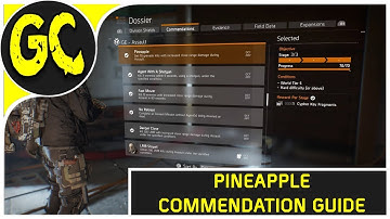 Pineapple Commendation Guide + And Boom Goes the Dynamite | The Division Global Event Assault