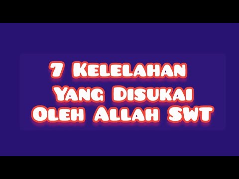 TEMATIK II 7 KELELAHAN YANG DISUKAI OLEH ALLAH ﷻ II @yaminhasibuan319