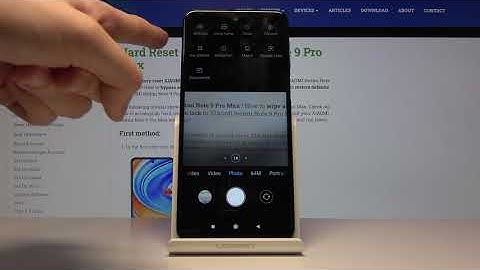 XIAOMI Redmi Note 9 Pro Camera Shutter Option - Deactivate Camera Sound
