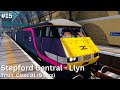 SCR Timelapse | Stepford Central - Llyn-by-the-Sea - via Morganstown | Class 91 (9 cars) | Roblox