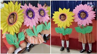 Flowers mask  / How to make easy sunflower mask  / Paper flowers / Fancy dress / DIY / PAPER CRAFT