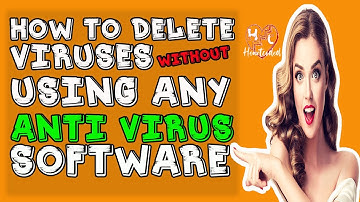 HOW TO DELETE VIRUS WITHOUT ANY ANTI-VIRUS SOFTWARE - HOW TO DELETE VIRUS USING CMD - TAGALOG