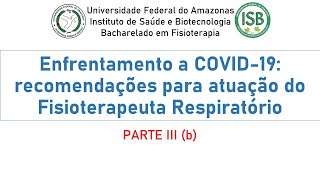 Enfrentamento à COVID-19: Noções de Ventilação Mecânica