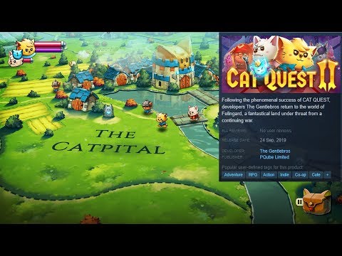 + Cat Quest II + 30 Minutes GAMEPLAY + Miouw + Fantastic Sequel! + - YouTube