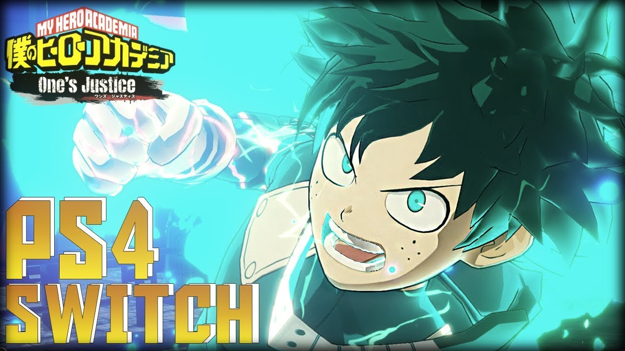 MY HERO ACADEMIA BOKU NO HERO ONE'S JUSTICE [PS4 SWITCH 