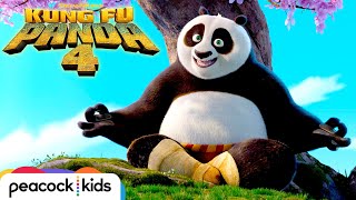 Po Leads a Relaxing Meditation...Sort Of | KUNG FU PANDA 4 by Peacock Kids 110,738 views 2 months ago 2 minutes, 17 seconds