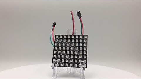 SK6812, ws2812 rgb flexible digital led matrix 8*8