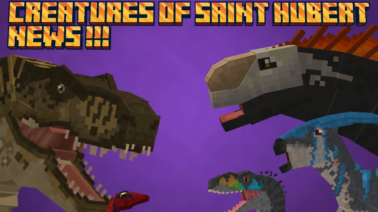 New features of the Addon Creatures of Saint Hubert 🦖🦕