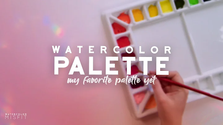 Watercolor Porcelain Palette: Setting It Up