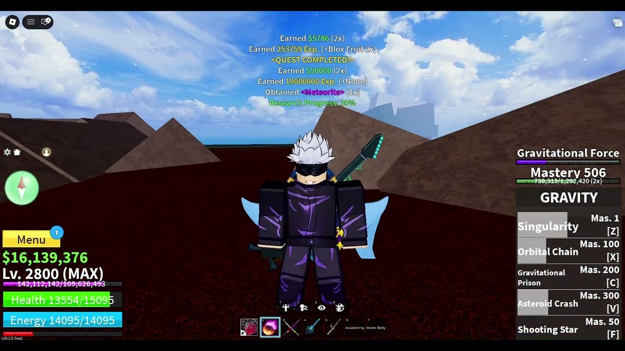 Easy Guide: How to Upgrade Gravity Fruit 🌌 | Blox Fruits 