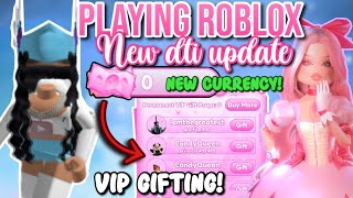 Playing Roblox and New dress to impress update!