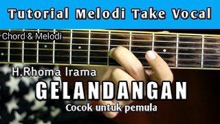 Gelandangan ( Rhoma Irama ) Tutorial Melodi Take Vocal/Instrument