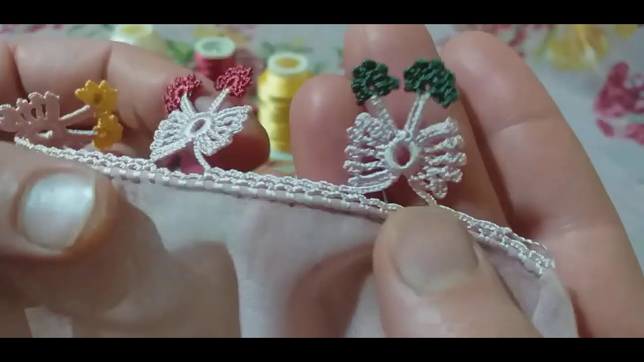 Uçan kelebekler oya modeli 🦋 #oya #oyamodelleri #crochet #tigoyalari #youtube @bastacioyalar8005