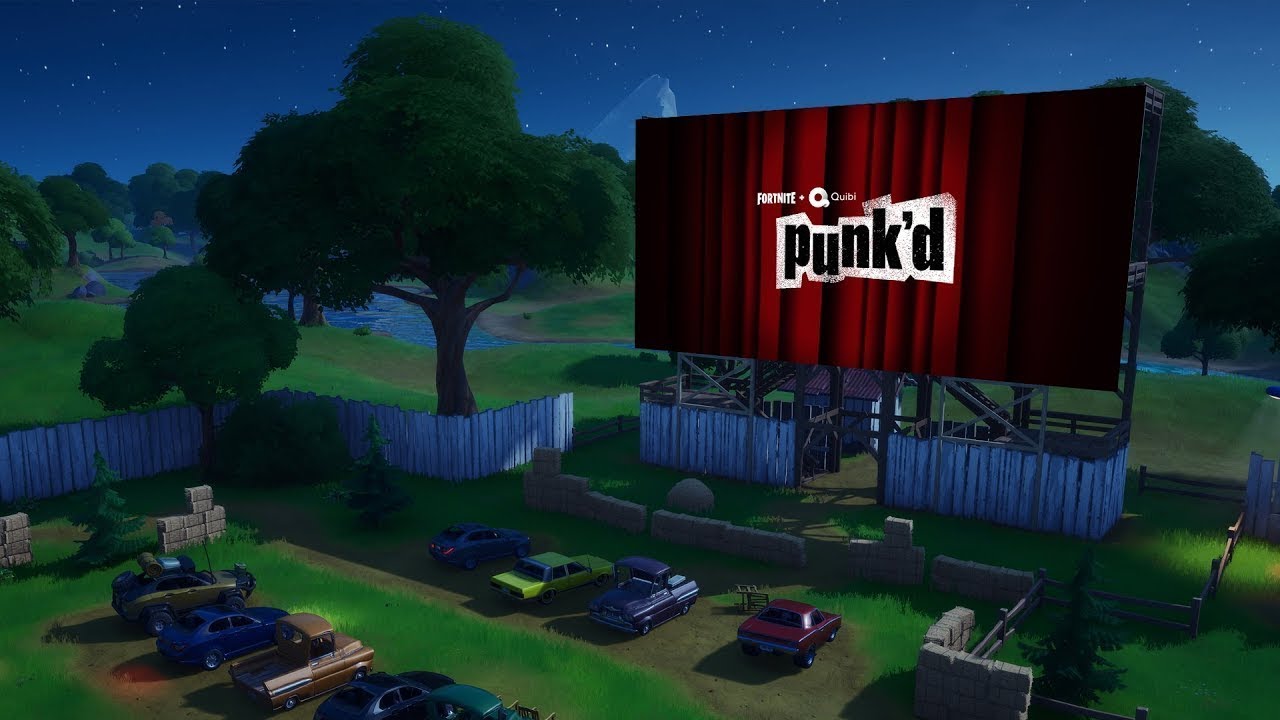 ВЕСЬ ивент в кошмарном кинотеатре!Коллаборация Fortnite x Quibi