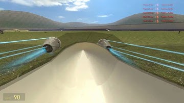 Hovercraft fun in Gmod