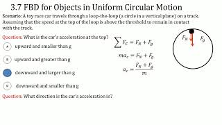 Celebrity 5M2A5 Acceleration and direction on the top inside of a loop-the-loop Profile
