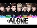 🖤 U-KISS (유키스/ユーキス) - ALONE [Color Coded Lyrics Kan|Rom|Esp] 🖤
