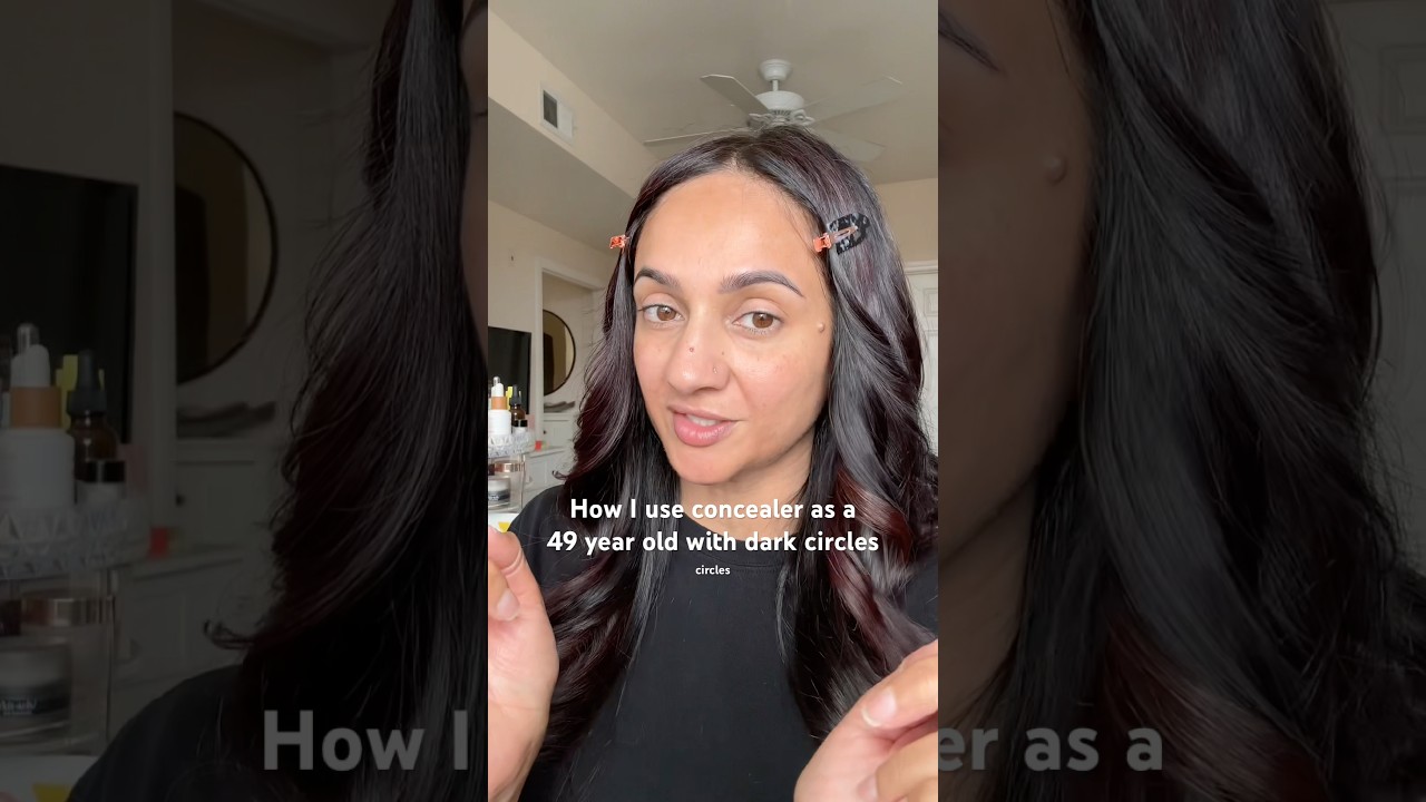 Как я использую консилер в 49 лет, имея темные круги под глазами | 