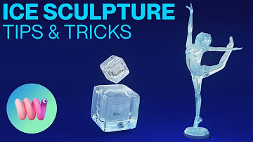 EASY 3D: Creating Ice & Human Sculpture - Tips and Tricks | Womp 3D