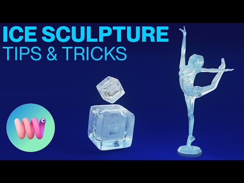 EASY 3D: Creating Ice & Human Sculpture - Tips and Tricks | Womp 3D