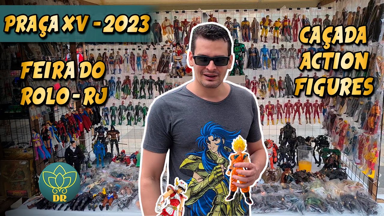 Feira do Rolo Praça XV (Rio de Janeiro) Caça Action Figures Dioramas Reviews