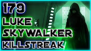 173 Luke Skywalker Killstreak on Endor / Star Wars Battlefront 2 (unassisted)