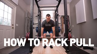 How To Rack Pull - Increase Your DEADLIFT!