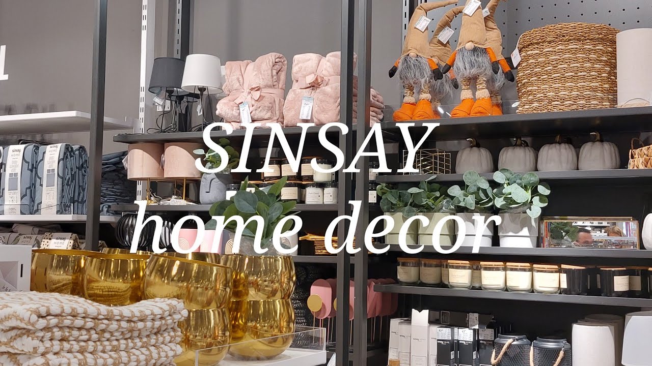 SINSAY STORE VISIT HOME DECOR ACCESSORIES TABLEWARE/ OCTOBER 2022 