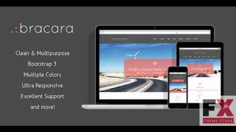 Preview Bracara - Responsive Drupal Theme TForest