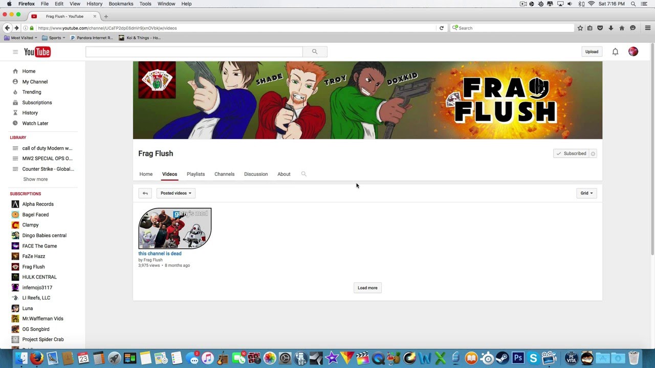 What happened to Frag Flush?