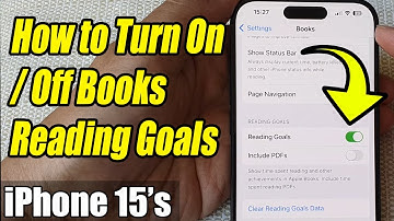 iPhone 15/15 Pro Max: How to Turn On/Off Books Reading Goals