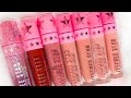 Jeffree Star Velour Liquid Lipsticks Swatches On Asian Skin - Mostly Nudes
