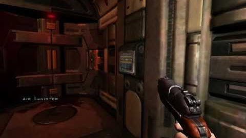 DooM 3 test gameplay on linux