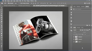 Create a Simple MAGAZINE MOCKUP Using Photoshop!