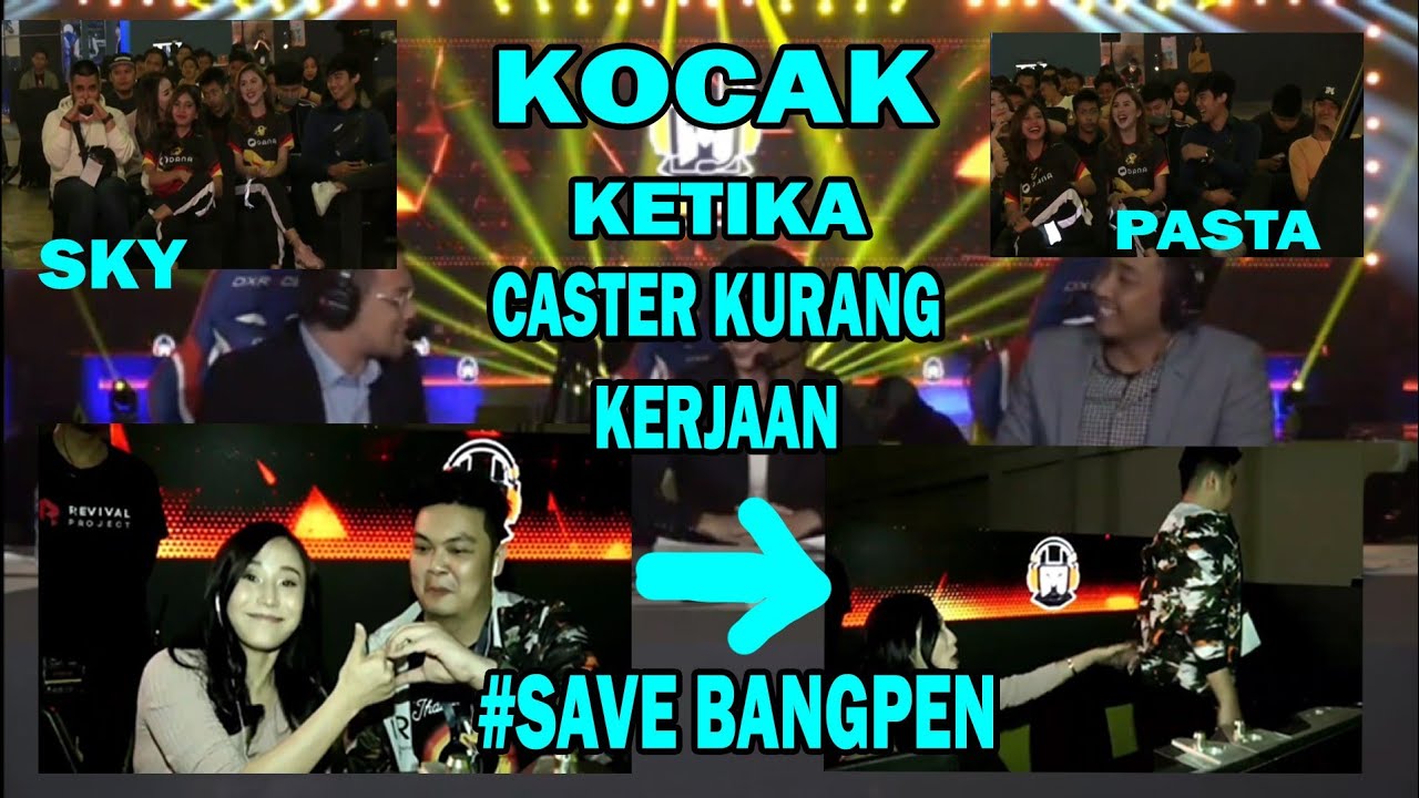 CASTER KOCAK BERCANDAIN BANGPEN DAN PASTA PUBG MOBILE YouTube