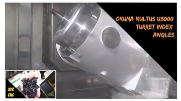 Okuma Multus U3000 turret index angels