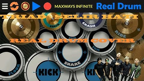 TRIAD - SELIR HATI || REAL DRUM COVER INDONESIA