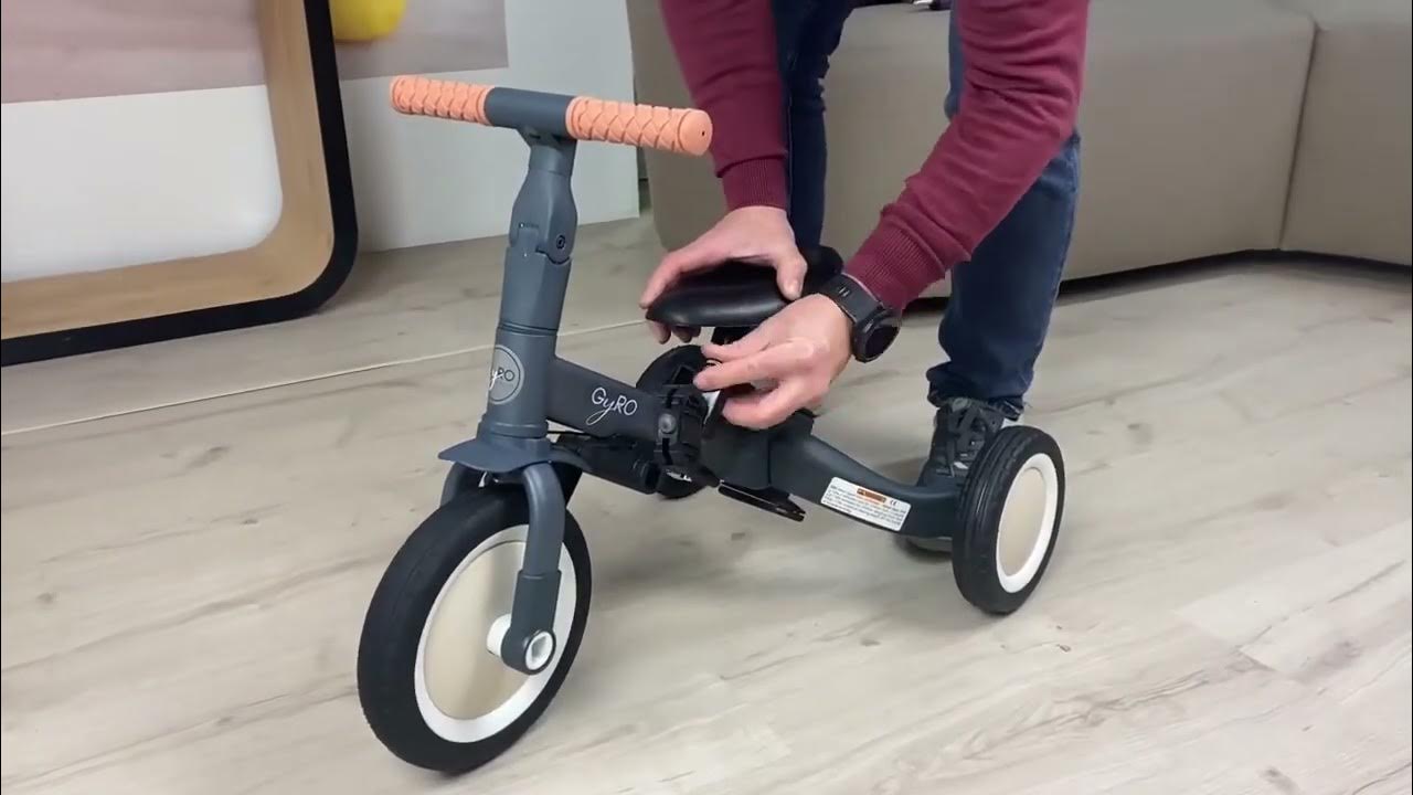 Olmitos - Triciclo Evolutivo de Bebé 5 en 1 GYRO - Bicicleta Niños Desde 1  Año hasta 5 años - De Triciclo a Bicicleta con o sin Pedales – Adaptable y  transformable (Menta) : : Juguetes y juegos