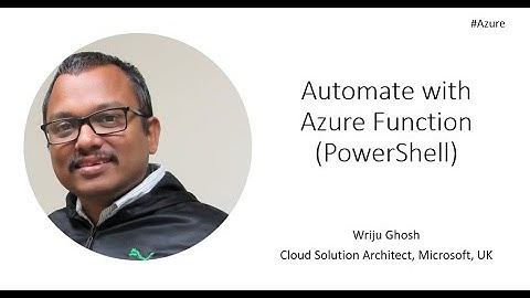 Automate using Azure Function for PowerShell