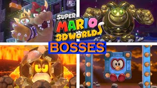 Super Mario 3D World: All Bosses (No Damage)