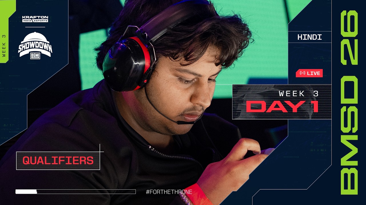 [HINDI] BMSD 2026 | Qualifiers Week 3 | Day 1 #BGMILIVE