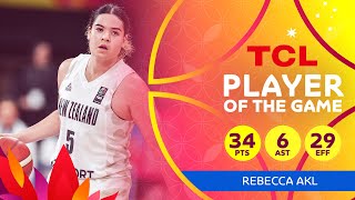 Charlisse Leger-Walker (34 PTS) | TCL Player Of The Game | NZL vs PHI