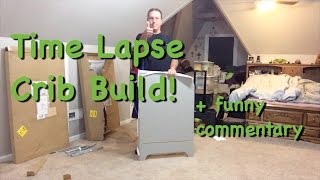 Time Lapse Crib Build! + funny commentary I N S T A G R A M - http://instagram.com/fe_grams Last 5 TTC/Pregnancy vlogs are always on my channel page! :) More Links...