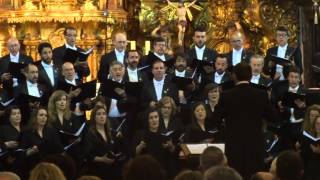 CONCIERTO Coro Fundacion Princesa Asturias O QUAM SUAVIS DE J BUSTO Iglesia Carmen Cádiz 30 04 15