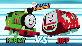 Thomas & Friends: Go Go Thomas - ⭐⭐Percy vs Jiff The Green no. 6 vs The High Speed Engine⭐⭐