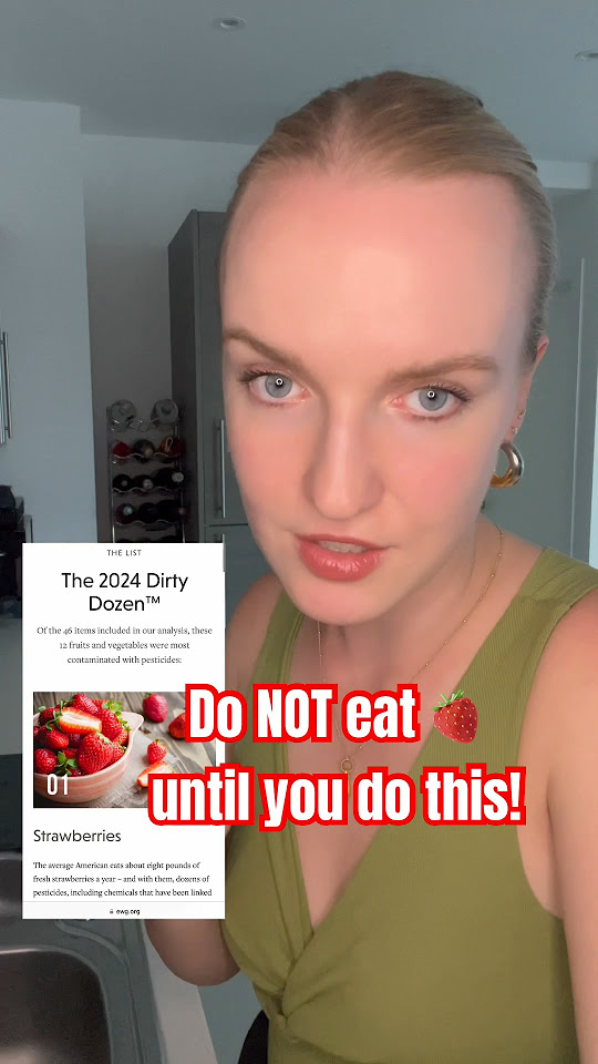 Important how to wash strawberries to remove pesticides and 