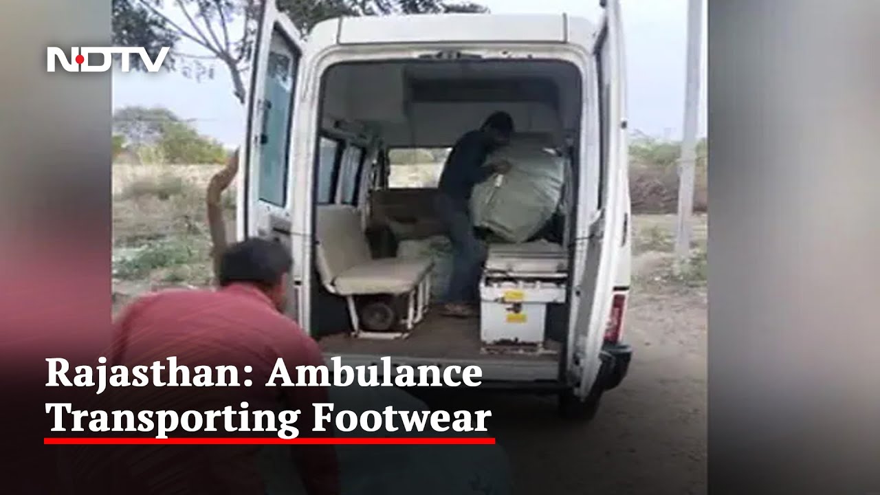Shoes Transported In Ambulance In Rajasthan, Driver Removed After Viral