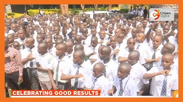 Song and dance as schools celebrate good results